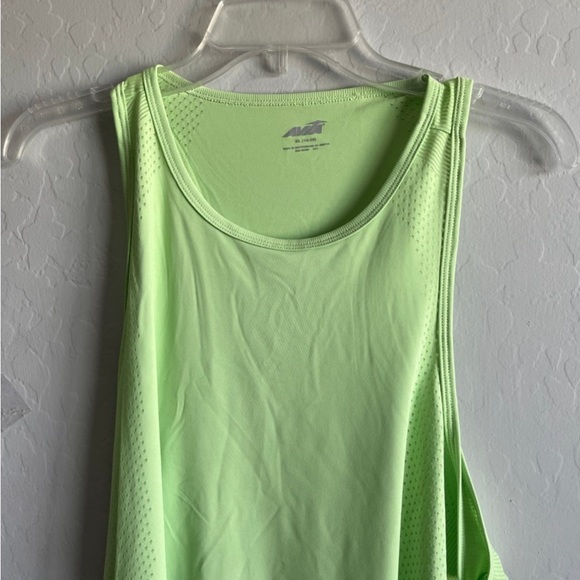 XL (16-18) Avia Women's Perf Athletic Sleeveless Green Tank Top - Picture 4 of 6